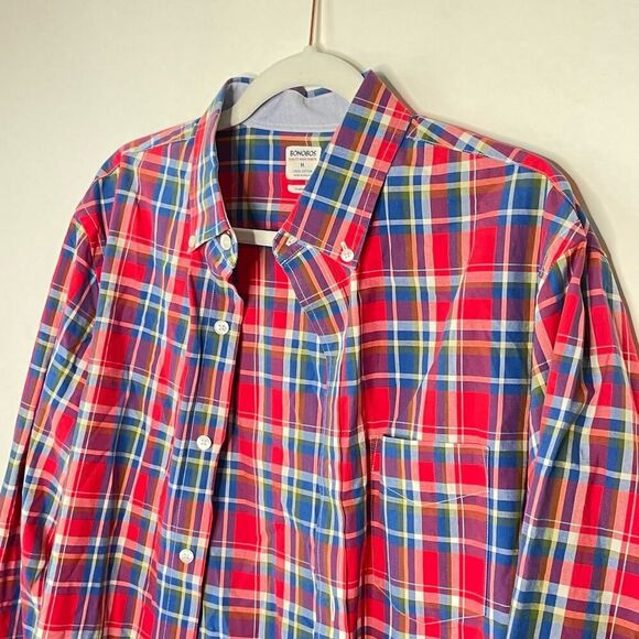 Bonobos Men's Plaid Button Down Shirt Medium - Picture 3 of 8